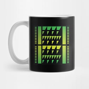 “Dimensional Forest (2)” - V.6 Green - (Geometric Art) (Dimensions) - Doc Labs Mug